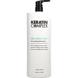Keratin Complex by Keratin Complex KERATIN CARE SMOOTHING SHAMPOO 33.8 OZ (NEW WHITE PACKAGING) for UNISEX