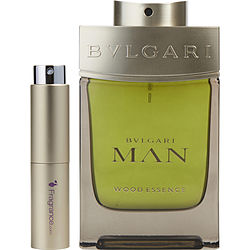Bvlgari Man Wood Essence by Bvlgari EDP 0.27 OZ (TRAVEL SPRAY) for MEN