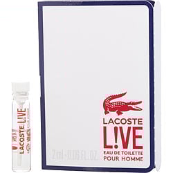 Lacoste Live by Lacoste EDT VIAL ON CARD for MEN