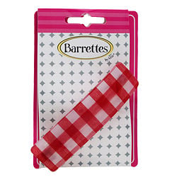 Mia by Mia BARRETTE - RED, WHITE &amp; PLAID for UNISEX