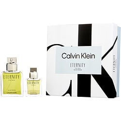 Eternity by Calvin Klein EAU DE PARFUM SPRAY 3.4 OZ & EAU DE PARFUM SPRAY 1 OZ for MEN