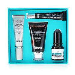 Image of Dr. Brandt by Dr. Brandt 25 Years Of Dr. Brandt Kit: Microdermabrasion 60g+ Wrinkle Smoothing Cream 15g+ Pore Refiner Primer 30ml+ No More Baggage 15g -4pcs for WOMEN
