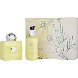 AMOUAGE LOVE MIMOSA by Amouage SET-EAU DE PARFUM SPRAY 3.4 OZ & BODY LOTION 3.4 OZ for WOMEN