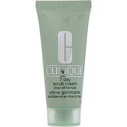 Clinique by Clinique 7 Day Scrub Cream Rinse Off Formula (Travel Size) -15ml/0.5OZ for WOMEN