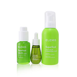 Elemis by Elemis Superfood Superstars Set: CICA Calm Cleansing Foam 180ml+ CICA Calm Hydration Juice 50ml+ Facial Oil 15m -3pcs for WOMEN