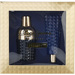 Pepe Jeans Celebrate by Pepe Jeans London EAU DE PARFUM SPRAY 3.4 OZ & SHOWER GEL 2.7 OZ for MEN