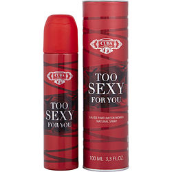 Cuba Too Sexy For You by Cuba EAU DE PARFUM SPRAY 3.3 OZ for WOMEN