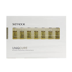 Skeyndor by Skeyndor Uniqcure 8H Night Repairing Concentrate (For Damaged Skin & With Signs Of Ageing) -7x2ml/0.068OZ for WOMEN