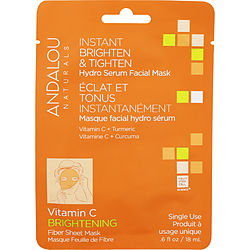 Andalou Naturals by Andalou Naturals Instant Brighten & Tighten Serum Facial Sheet Mask -17ml/0.6OZ for WOMEN