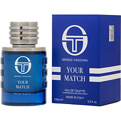 سعر ومواصفات Sergio Tacchini Your Match by Sergio Tacchini EDT SPRAY 3.3 OZ for MEN من متجر FragranceNet.com