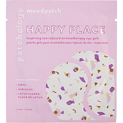 Patchology by Patchology Moodpatch - Happy Place Inspiring Tea-Infused Aromatherapy Eye Gels (Rose+Hibiscus+Lotus Flower) -1pair for WOMEN