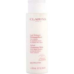 Clarins by Clarins Velvet Cleansing Milk with Alpine Golden Gentian & Lemon Balm Extracts -200ml/6.7OZ for WOMEN
