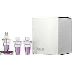 Image of La Prairie by La Prairie Platinum Rare Haute-Rejuvenation Protocol: Vials 3 x 8ml + Dispenser + Catalyst Bottle + Stand -6pcs for WOMEN