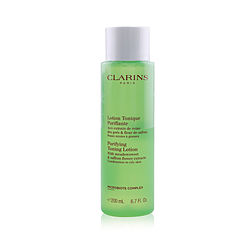 Clarins by Clarins Purifying Toning Lotion with Meadowsweet & Saffron Flower Extracts - Combination to Oily Skin -200ml/6.7OZ for WOMEN