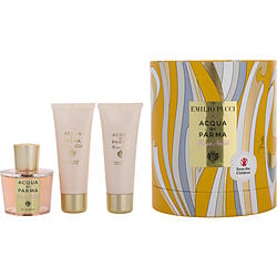 Acqua Di Parma Rosa Nobile by Acqua di Parma EAU DE PARFUM SPRAY 3.4 OZ &amp; BODY CREAM 2.5 OZ &amp; BATH AND SHOWER GEL 2.5 OZ (EMILIO PUCCI EDITION) for WOMEN