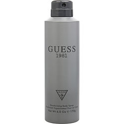 Guess 1981 by Guess BODY SPRAY 6 OZ for MEN
