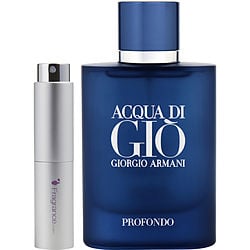 Acqua Di Gio Profondo by Giorgio Armani EDP SPRAY 0.27 OZ (TRAVEL SPRAY) for MEN