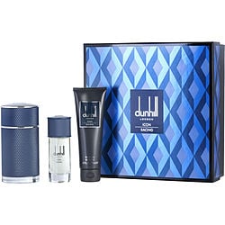 Dunhill Icon Racing Blue by Alfred Dunhill EDP SPRAY 3.4 OZ & EDP SPRAY 1 OZ & SHOWER GEL 3 OZ for MEN