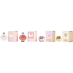 Paco Rabanne Variety by Paco Rabanne 4 PIECE WOMENS MINI VARIETY WITH OLYMPEA & LADY MILLION & LADY MILLION EMPIRE & OLYMPEA LEGEND AND ALL ARE EAU DE PARFUM MINI for WOMEN