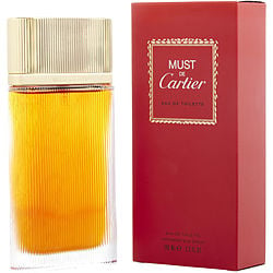 Must De Cartier by Cartier EDT SPRAY 3.3 OZ (NEW PACKAGING) for WOMEN