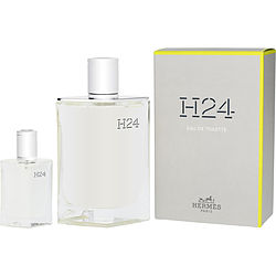 Hermes H24 by Hermes EDT REFILLABLE SPRAY 3.4 OZ & EDT SPRAY 0.42 OZ MINI for MEN