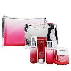 Estee Lauder by Estee Lauder Nutritious Super-Pomegranate Reveal A Rosy Radiance Set: Moisture Creme+ Milky Lotion Light+ Lotion+ Cleansing Foam. -4pcs+2bags for WOMEN