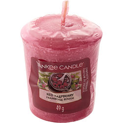 Yankee Candle by Yankee Candle RED RASPBERRY SCENTED VOTIVE CANDLE 1.75 OZ for UNISEX