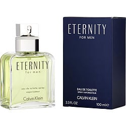 Eternity by Calvin Klein EDT SPRAY 3.3 OZ (NEW PACKAGING) for MEN
