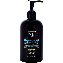 Soapbox by Soapbox Sea Minerals & Blue Iris Liquid Hand Soap (w/Pump) -354ml/12OZ for UNISEX