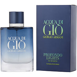 Acqua Di Gio Profondo Lights by Giorgio Armani EAU DE PARFUM SPRAY 2.5 OZ for MEN