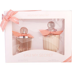 Women'secret Eau My Secret by Women' Secret EDT SPRAY 3.4 OZ & BODY LOTION 6.7 OZ for WOMEN