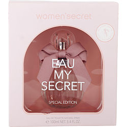 Women'secret Eau My Secret Delicate by Women' Secret EDT SPRAY 3.4 OZ & HAIR TIE for WOMEN