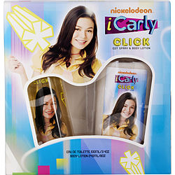 Icarly Click by Marmol & Son EDT SPRAY 3.4 OZ & BODY LOTION 8 OZ for WOMEN