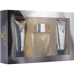 Top Gun Rivet by Top Gun EDT SPRAY 3.4 OZ & AFTERSHAVE BALM 3.4 OZ & HAIR AND BODY WASH 3.4 OZ for MEN