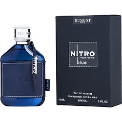 Nitro Blue Pour Homme by Dumont Paris EAU DE PARFUM SPRAY 3.4 OZ for MEN Nitro Blue Pour Homme by Dumont Paris EAU DE PARFUM SPRAY 3.4 OZ for MEN