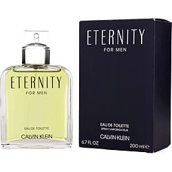 Eternity by Calvin Klein EDT SPRAY 6.7 OZ (NEW PACKAGING) for MEN