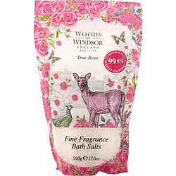 Woods Of Windsor True Rose by Woods of Windsor BATH SALTS 17.6 OZ for WOMEN