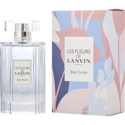 Les Fleurs De Lanvin Blue Orchid by Lanvin EDT SPRAY 3 OZ for WOMEN