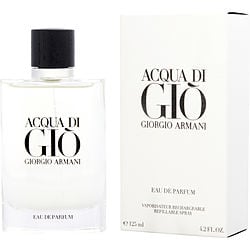 Acqua Di Gio by Giorgio Armani EDP SPRAY REFILLABLE 4.2 OZ for MEN