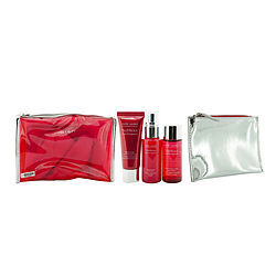 Estee Lauder by Estee Lauder Nutritious Super-Pomegranate Radiant Travel Set: Milky Lotion 30ml+ Energy Lotion Intense Moist 30ml+ Cleansing Foam 30ml+. -3pcs+2bags for WOMEN