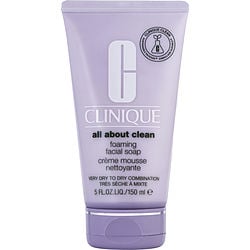 Image of Clinique by Clinique All About Clean Foaming Facial Soap ( Very Dry to Dry Combination ) -150ml/5OZ for WOMEN