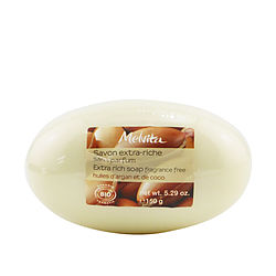 Melvita by Melvita Extra Rich Soap With Argan Oil - Fragrance Free -150ml/5.29OZ for WOMEN