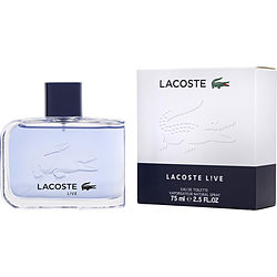 Lacoste Live by Lacoste EDT SPRAY 2.5 OZ for MEN