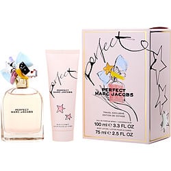 Marc Jacobs Perfect by Marc Jacobs EDP SPRAY 3.4 OZ & BODY LOTION 2.5 OZ for WOMEN