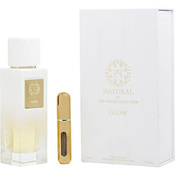 The Woods Collection Glow by The Woods Collection EAU DE PARFUM SPRAY 3.4 OZ (NATURAL COLLECTION) + RECHARGEABLE MINI for UNISEX