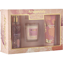 Aeropostale Sweet Dream by Aeropostale BODY MIST 3.4 OZ & BODY LOTION 3 OZ & CANDLE for WOMEN