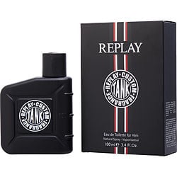 Replay Tank Custom by Replay EDT NATURAL SPRAY 3.4 OZ for MEN