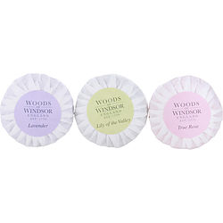 Woods Of Windsor Variety by Woods of Windsor 3 PIECE VARIETY WITH TRUE ROSE & LAVENDER & LILY OF THE VALLEY AND ALL ARE SOAPS 1.7 OZ for WOMEN