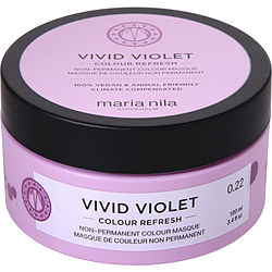 Maria Nila by Maria Nila COLOUR REFRESH NON-PERMANENT COLOUR MASK - VIVID VIOLET 3.4 OZ for UNISEX Maria Nila by Maria Nila COLOUR REFRESH NON-PERMANENT COLOUR MASK - VIVID VIOLET 3.4 OZ for UNISEX