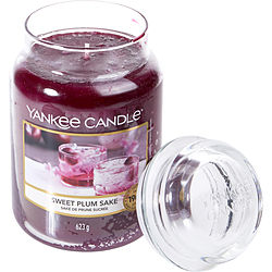 Yankee Candle by Yankee Candle SWEET PLUM SAKE SCENTED LARGE JAR 22 OZ for UNISEX
